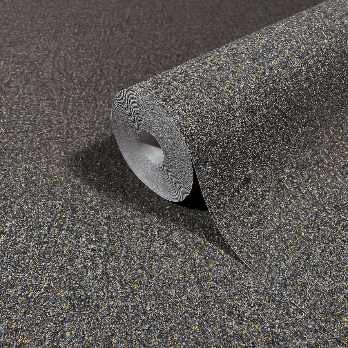 Antonina Vella Opulent Accents Garden Stone Wallpaper Sample - Charcoal