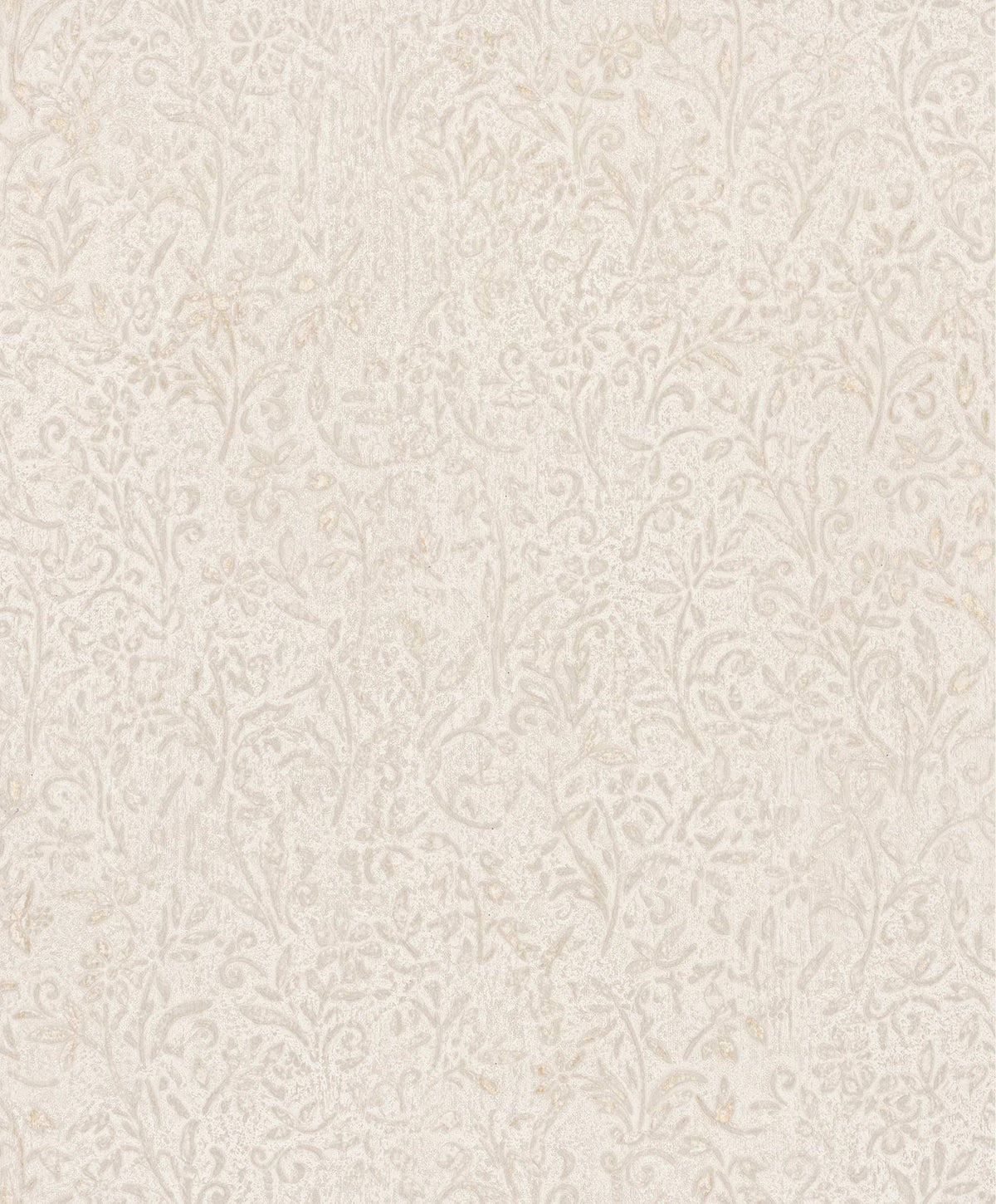Antonina Vella Opulent Accents Sculpted Floral Wallpaper Sample - Beige