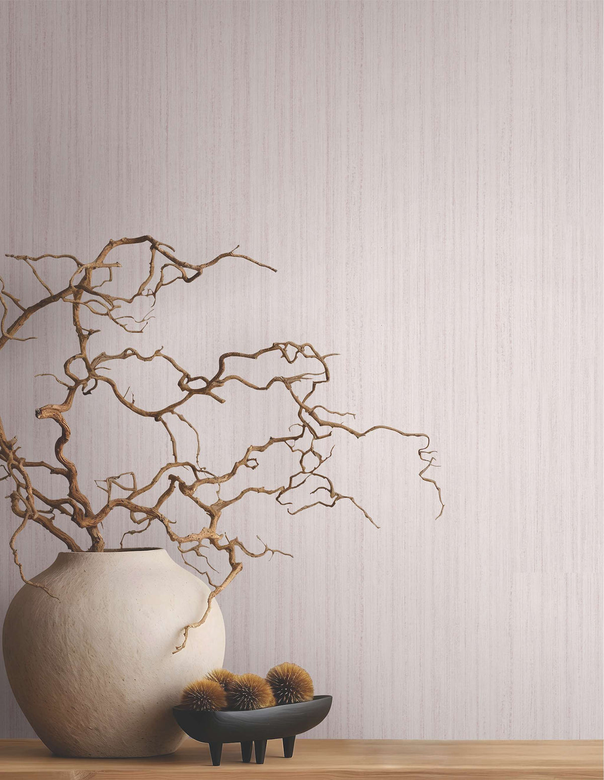 Antonina Vella Opulent Accents Indra Wallpaper Sample - Mauve