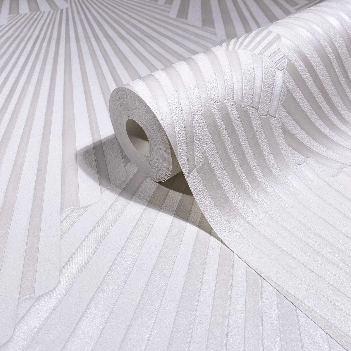 Antonina Vella Opulent Accents Lumiere Wallpaper Sample - White