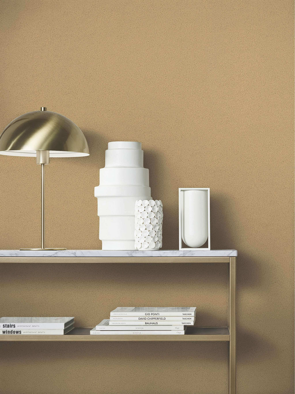 Antonina Vella Opulent Accents Eastwind Wallpaper Sample - Gold
