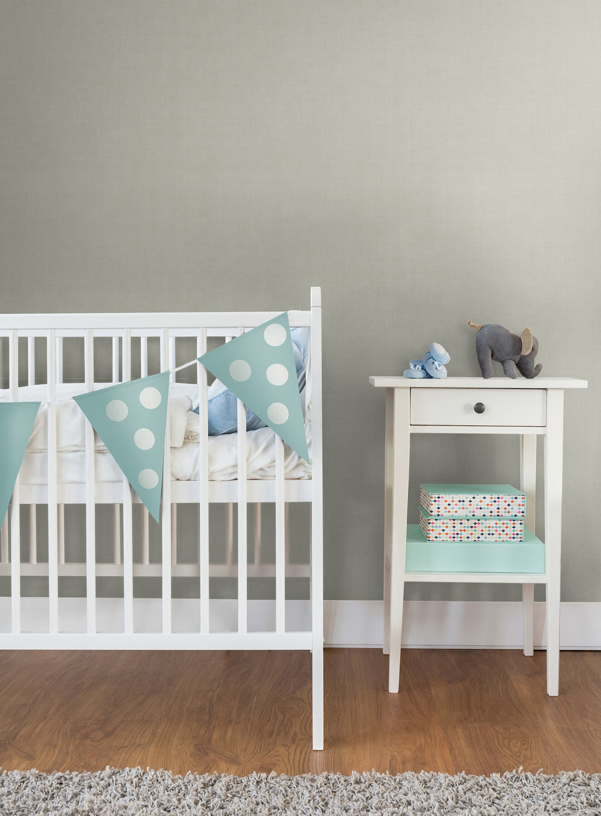 York Daydream Alg Wallpaper - Grey