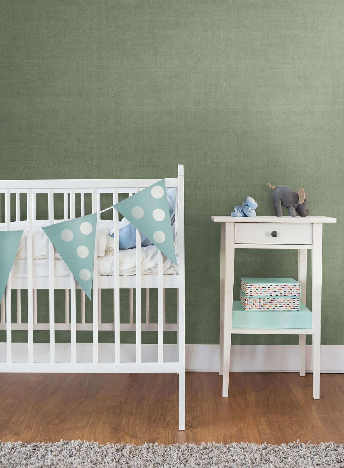 York Daydream Tall Wallpaper Sample - Green