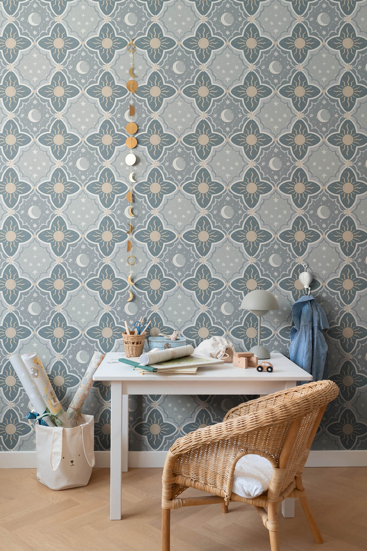York Daydream Sol & Mane Wallpaper - Blue