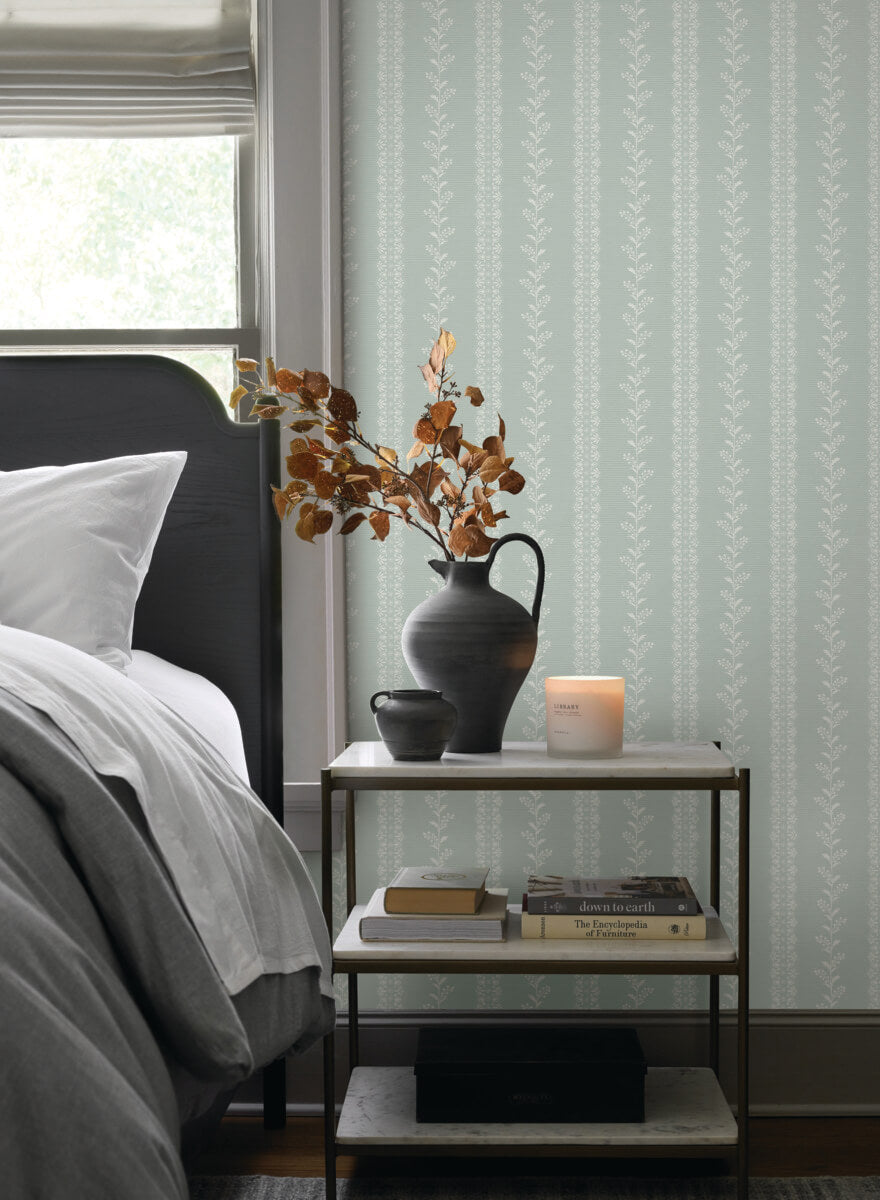 Magnolia Home Everleigh Wallpaper Sample - Sage