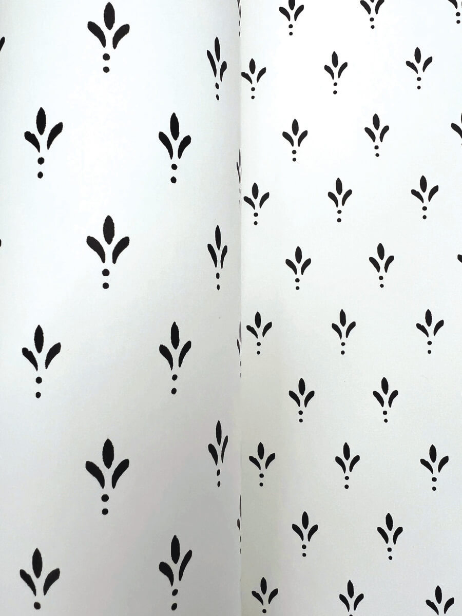 Magnolia Home Charm Wallpaper Sample - Black & White