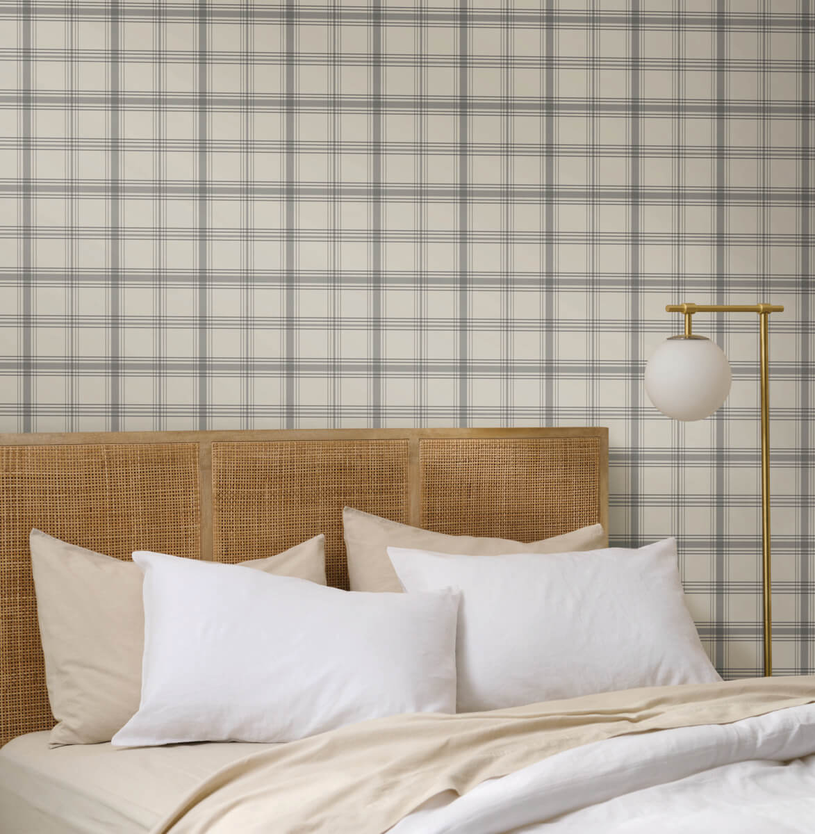 Magnolia Home Hunter Wallpaper Sample - Charcoal