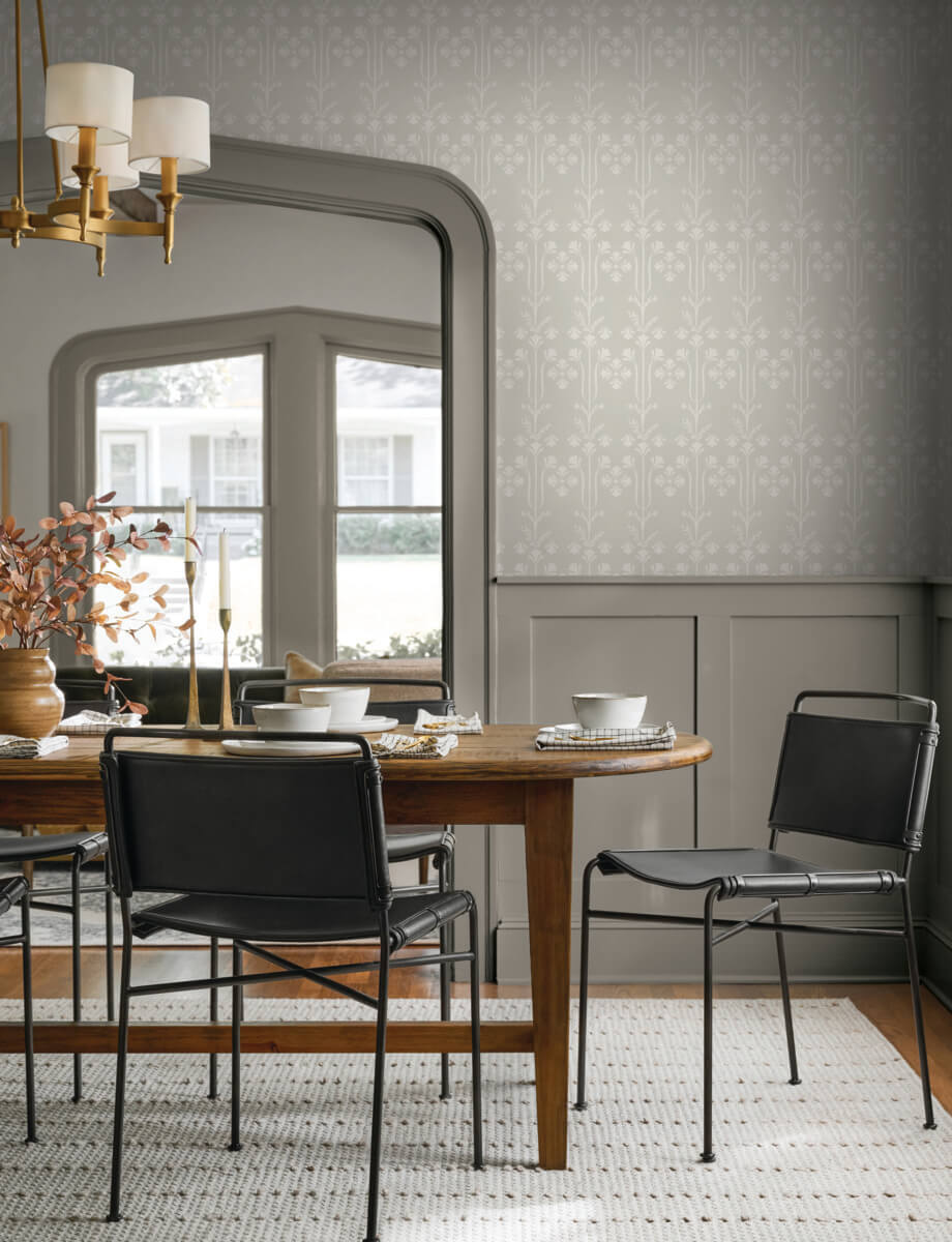 Magnolia Home Lydia Wallpaper Sample - Ivory