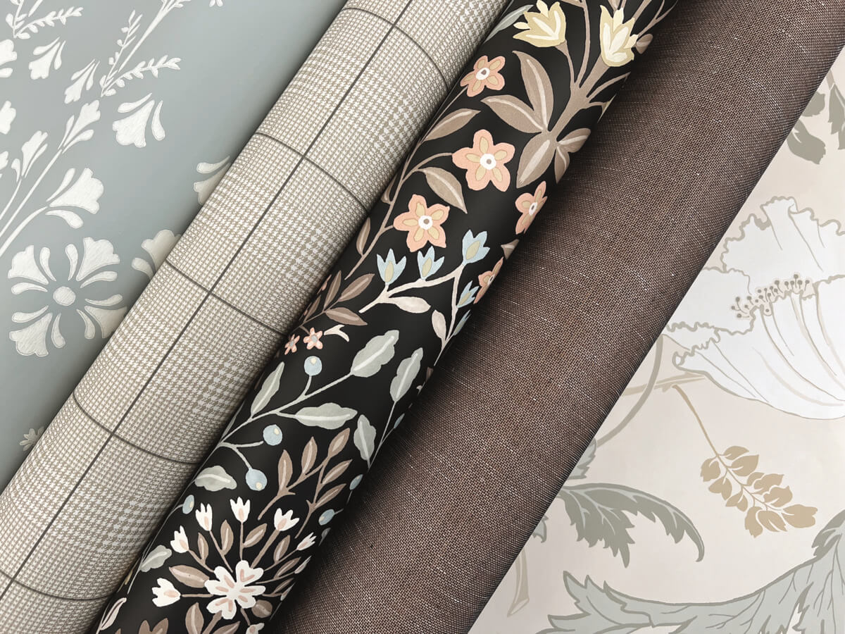 Magnolia Home Lydia Wallpaper - Blue