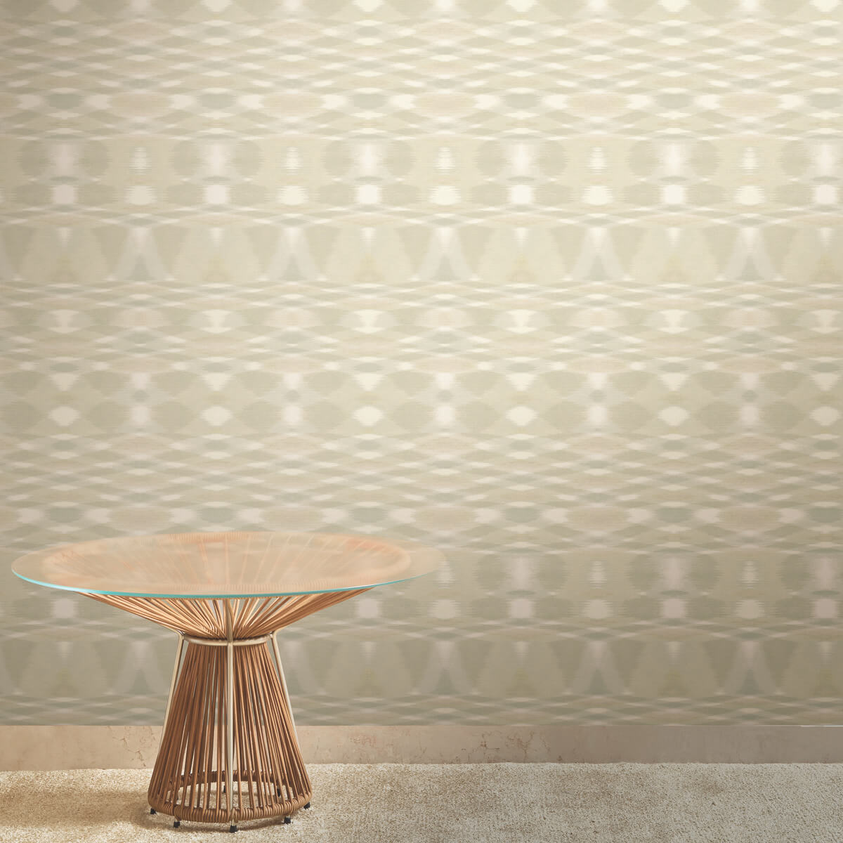 Missoni Home Sunrise Flame Wallpaper Sample - Beige