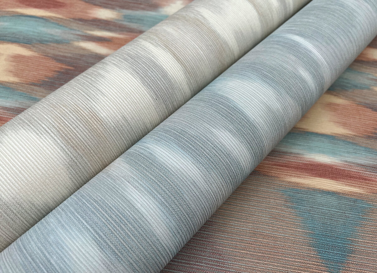 Missoni Home Sunrise Flame Wallpaper Sample - Beige