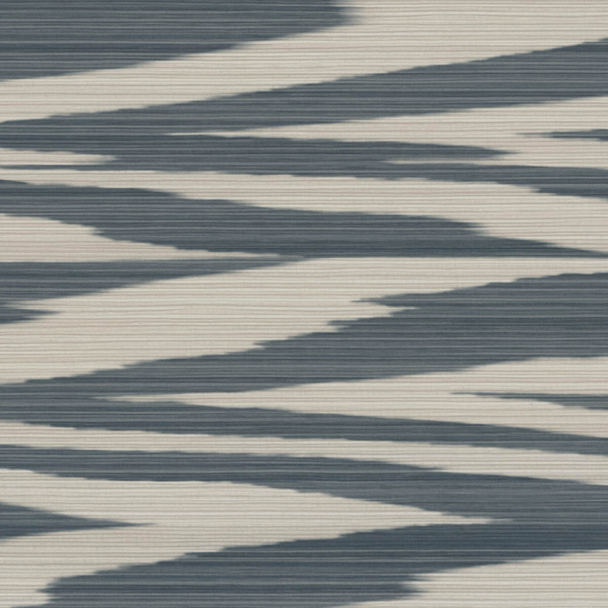 Missoni Home Flamed Zig Zag Wallpaper Sample - Blue & Cream