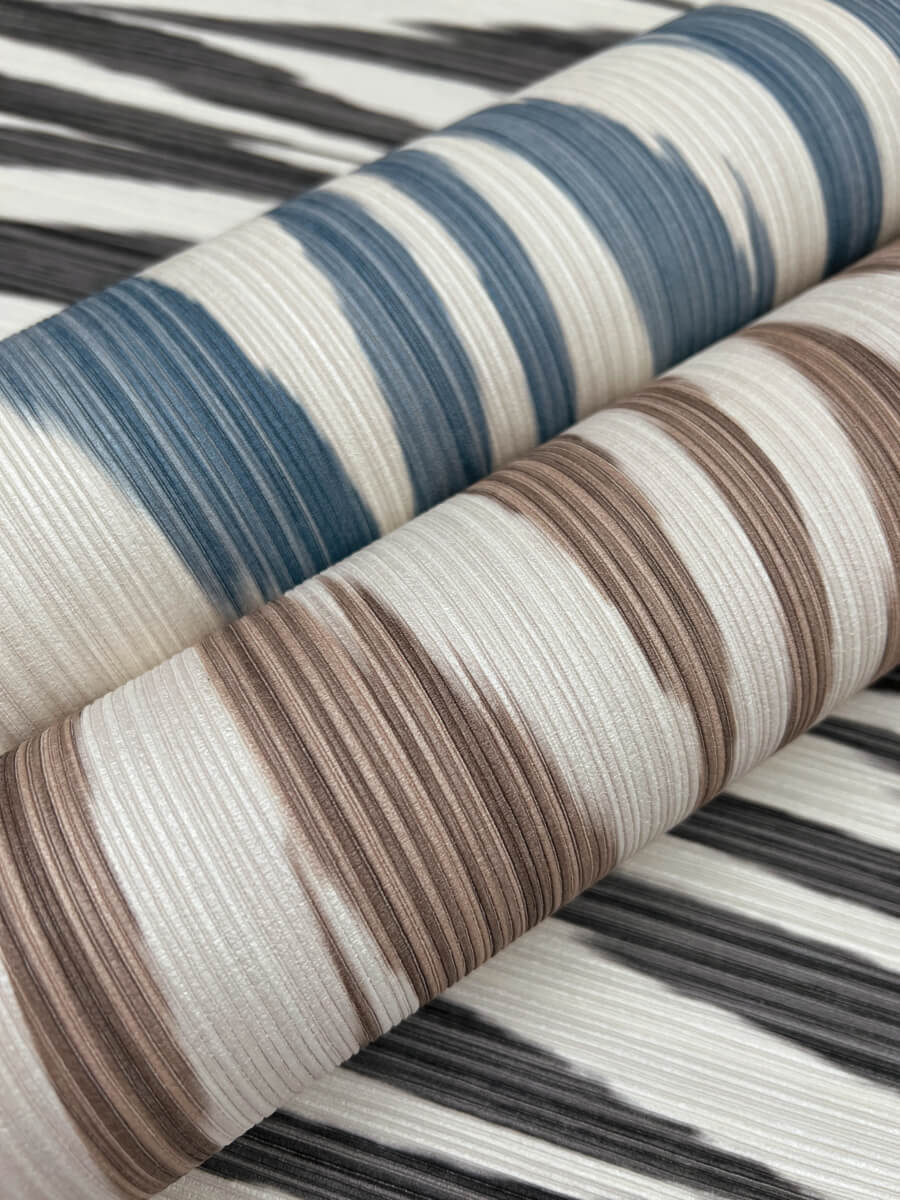 Missoni Home Flamed Zig Zag Wallpaper Sample - Brown & Cream