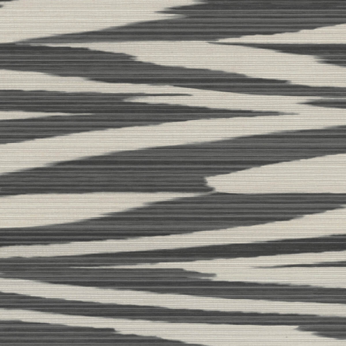Missoni Home Flamed Zig Zag Wallpaper Sample - Black & Cream