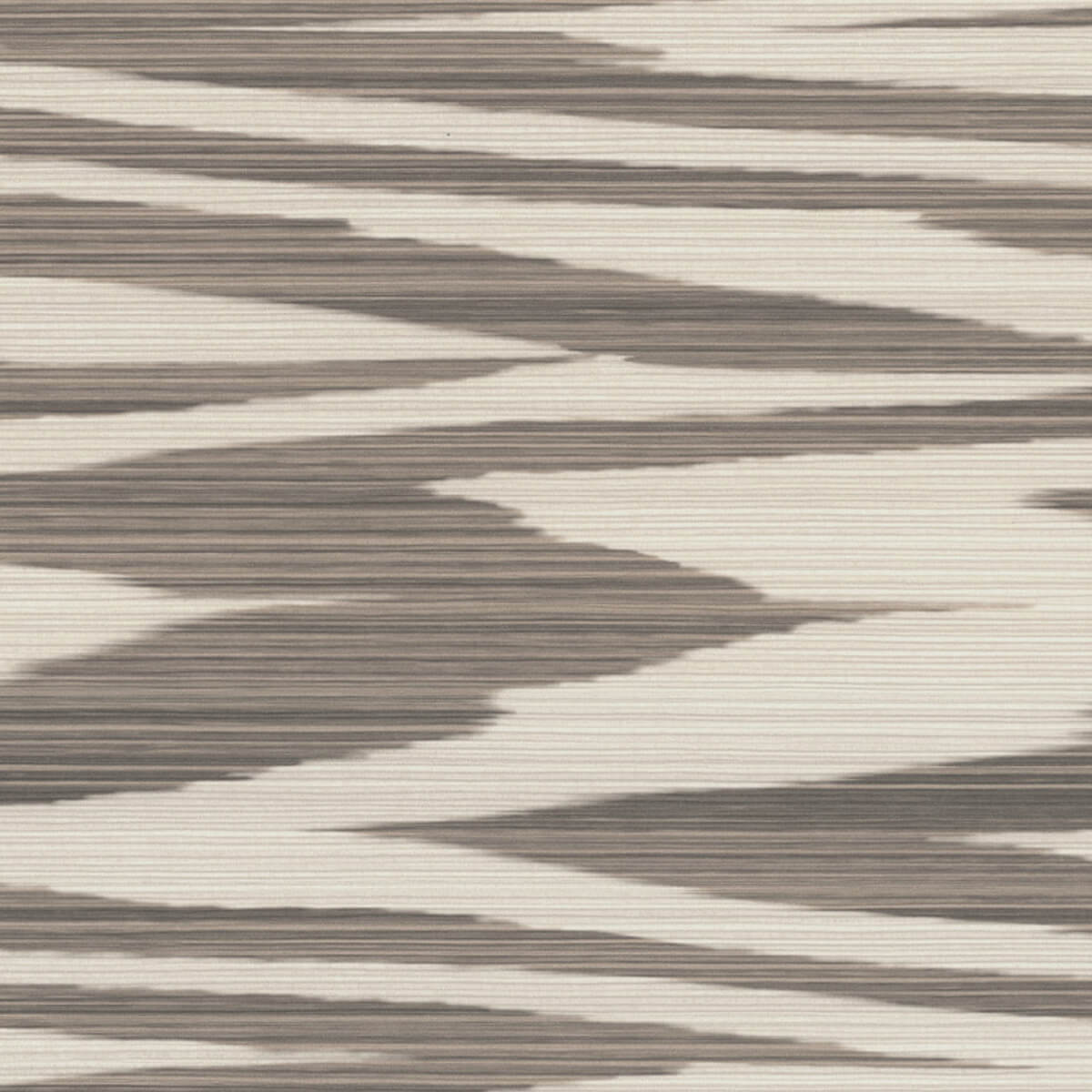 Missoni Home Flamed Zig Zag Wallpaper Sample - Brown & Cream