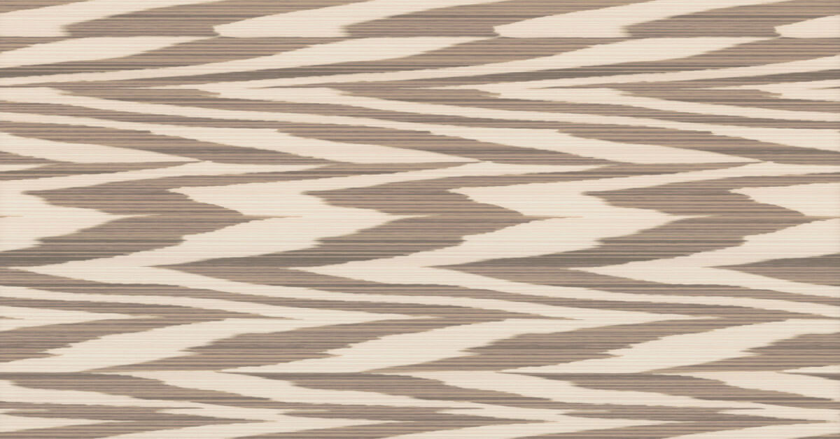 Missoni Home Flamed Zig Zag Wallpaper Sample - Brown & Cream