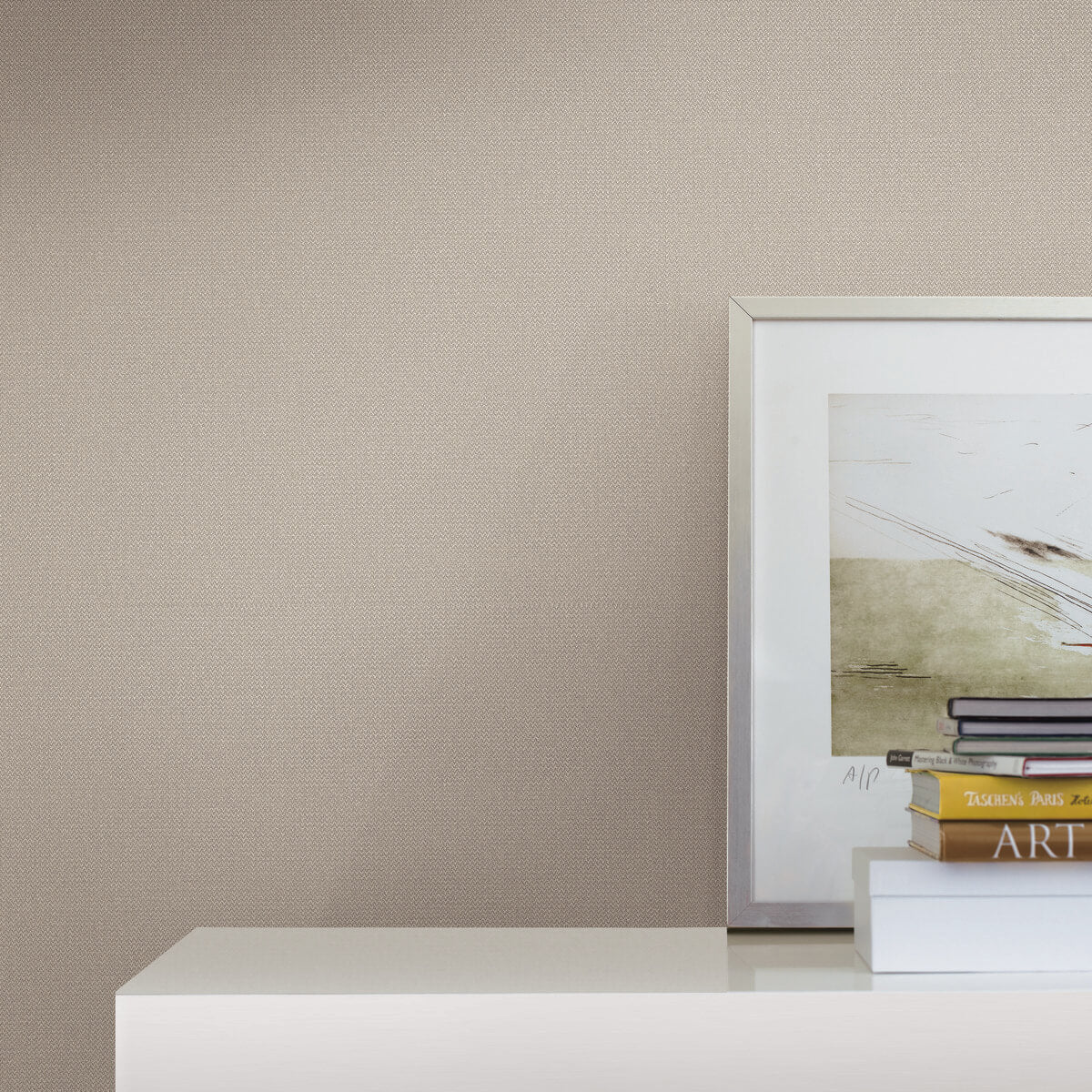 Missoni Home Chevronette Wallpaper Sample - Taupe