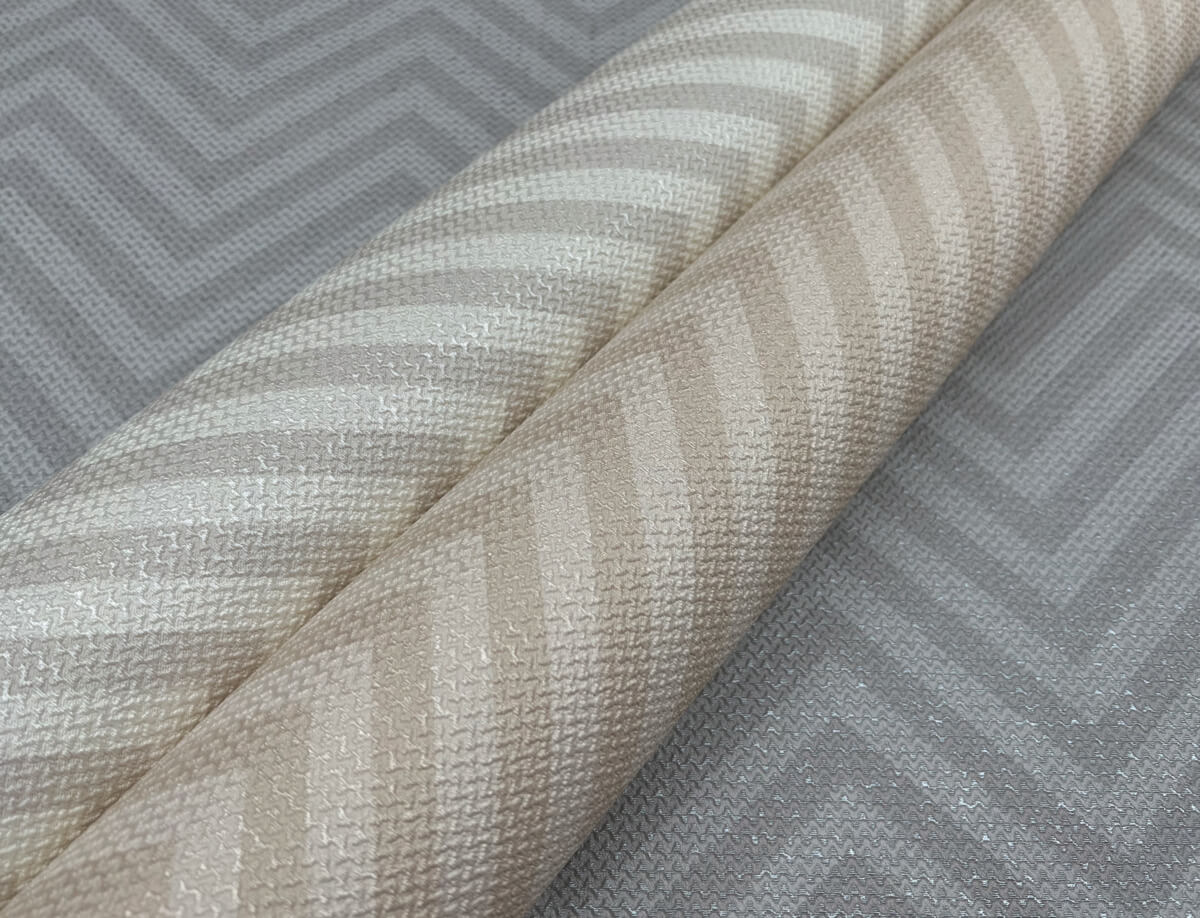 Missoni Home Macro Chevron Wallpaper Sample - Beige & Cream