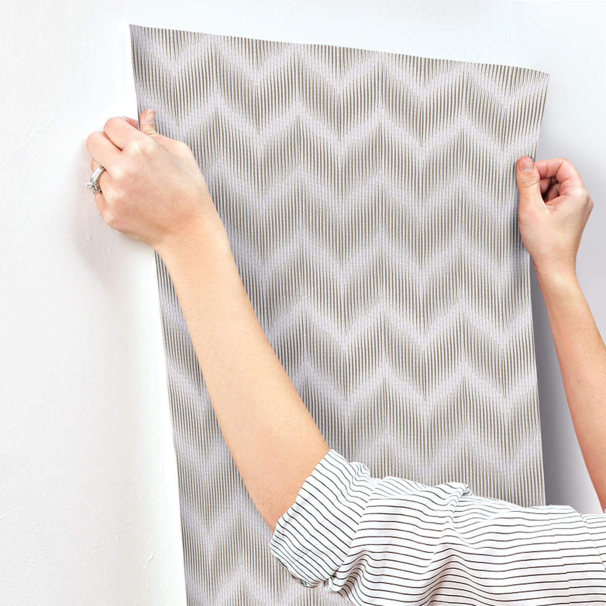 Missoni Home Ande Wallpaper Sample - Pale Blue