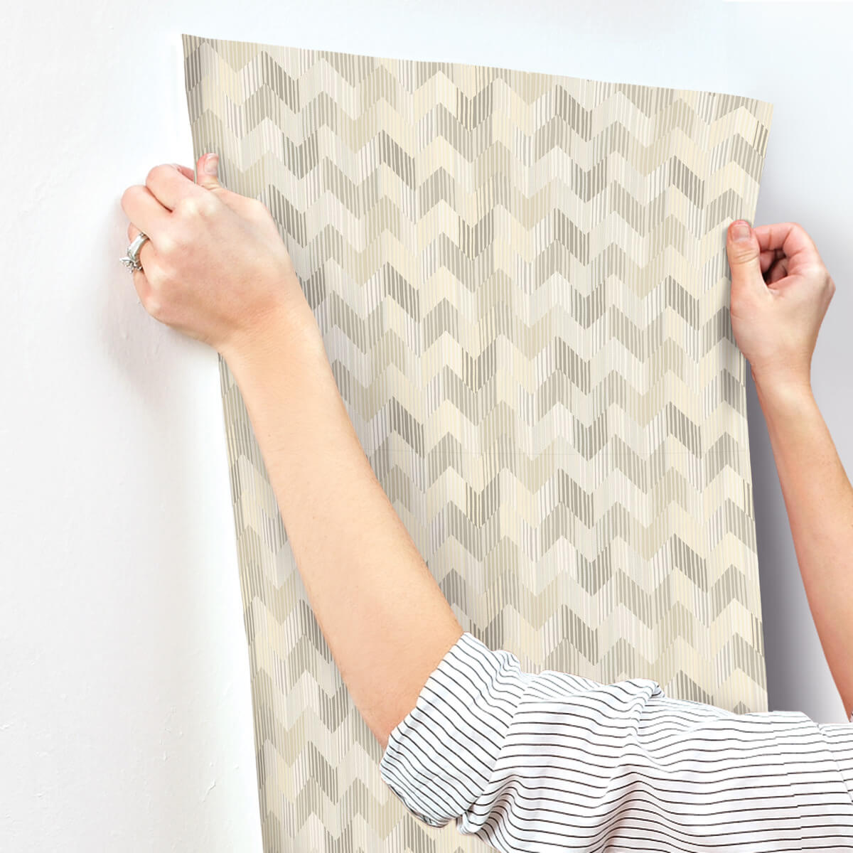 Missoni Home Betulle Wallpaper Sample - Beige