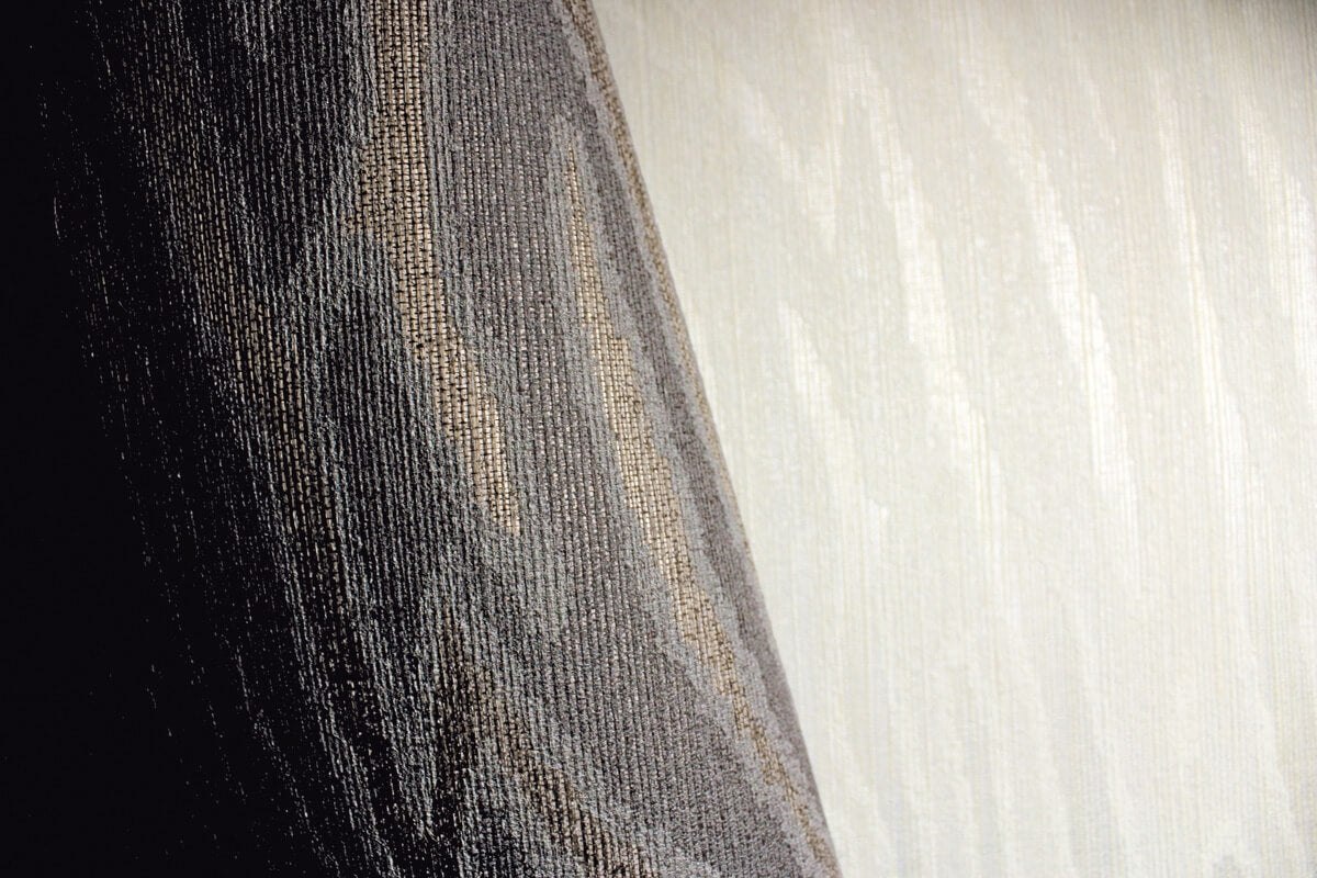 Missoni Home Birch Wallpaper Sample - Charcoal & Silver