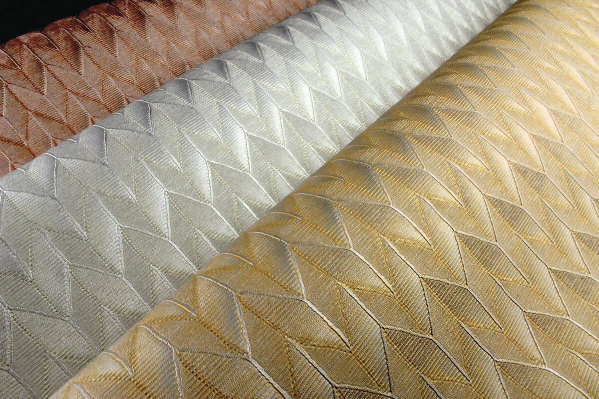 Missoni Home Sestriere Wallpaper Sample - Golden