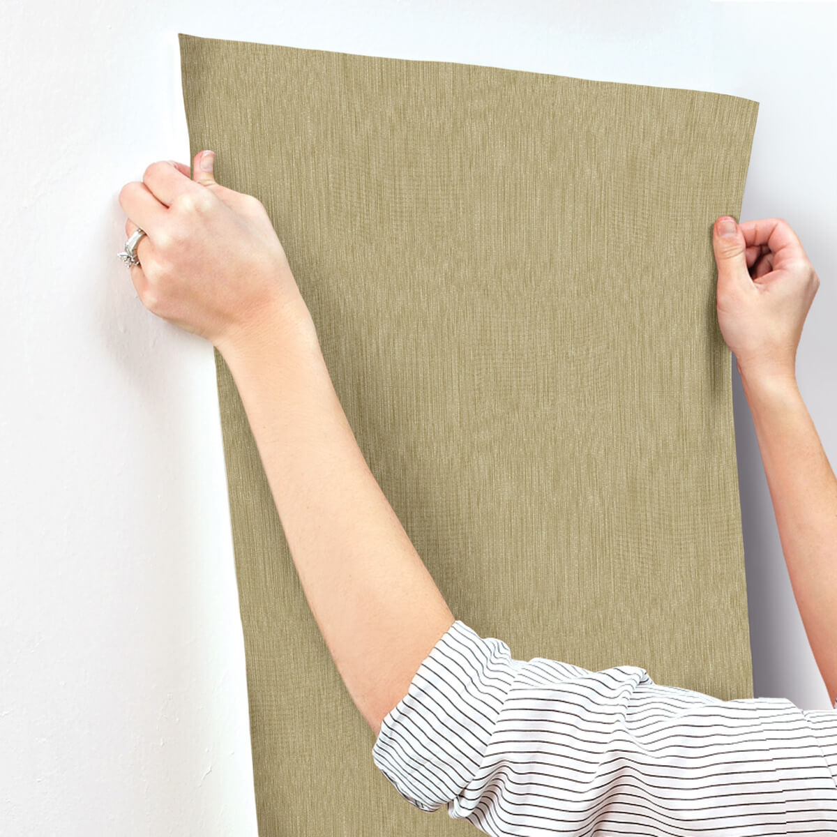 Missoni Home Linen Wallpaper Sample - Golden