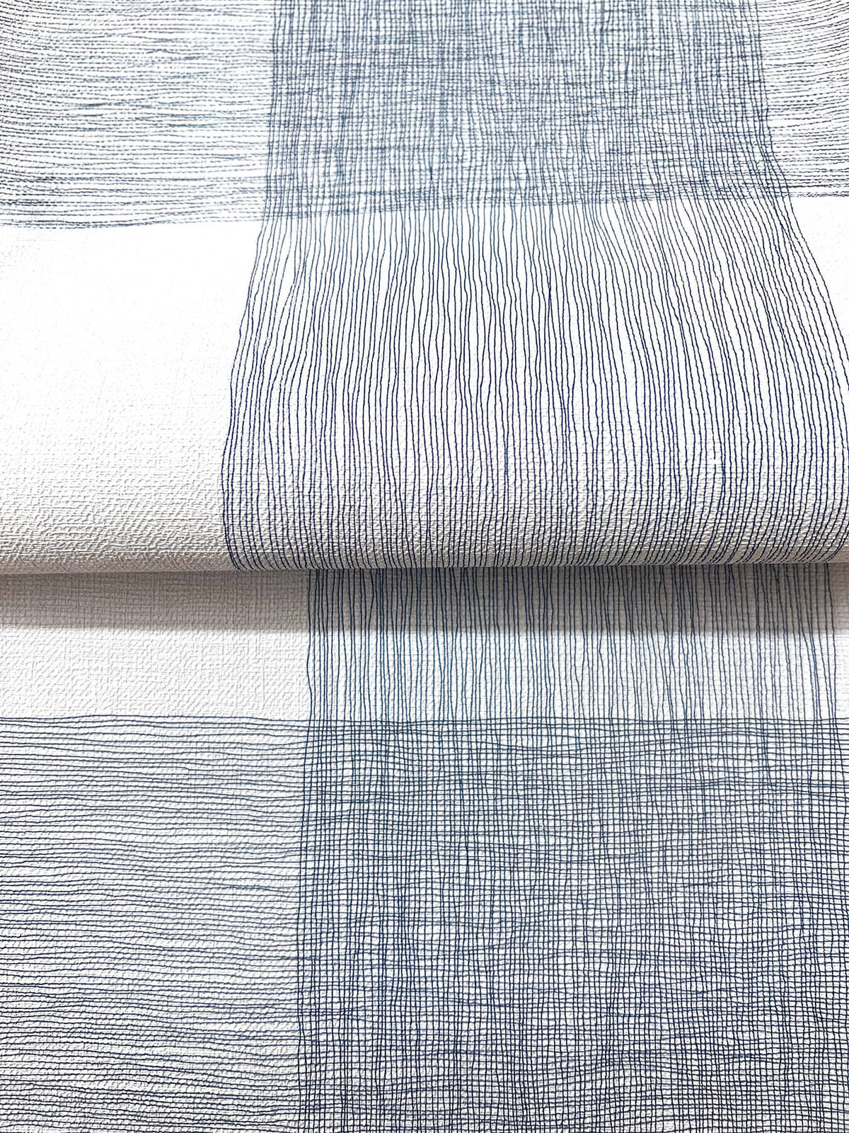 54 in. Magnolia Home High Performance Weft & Weave Wallpaper - Indigo