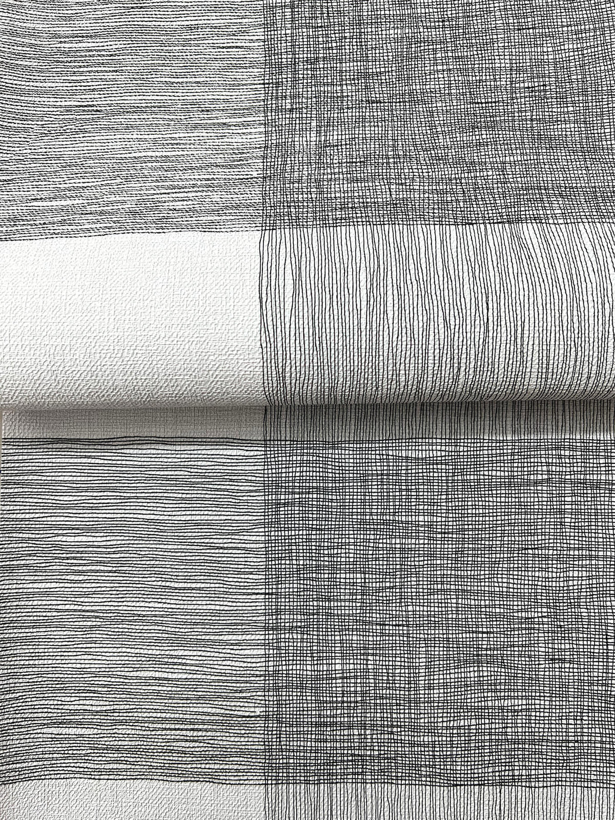 54 in. Magnolia Home High Performance Weft & Weave Wallpaper Sample - Charcoal