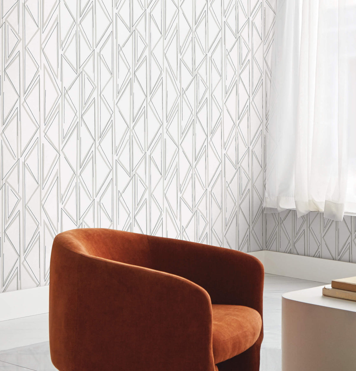 54 in. Magnolia Home High Performance Side By Side Wallpaper - Mineral