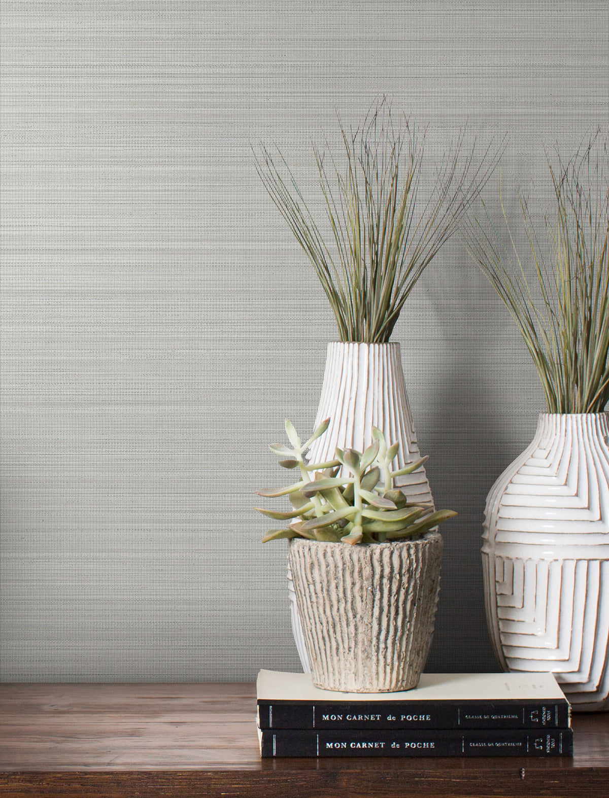 54 in. Magnolia Home High Performance Loomed Wallpaper - Gravel