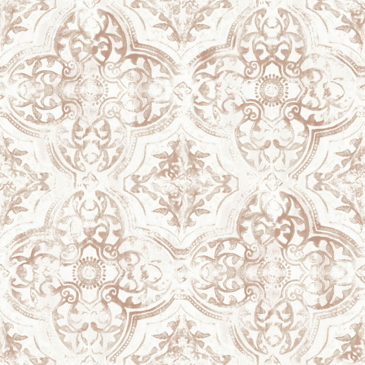 York Mediterranean Quartet Wallpaper - Brown