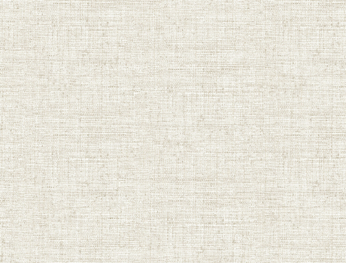 York Mediterranean Papyrus Faux Weave Wallpaper - White