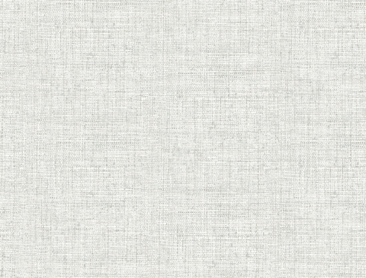 York Mediterranean Papyrus Faux Weave Wallpaper Sample - Gray