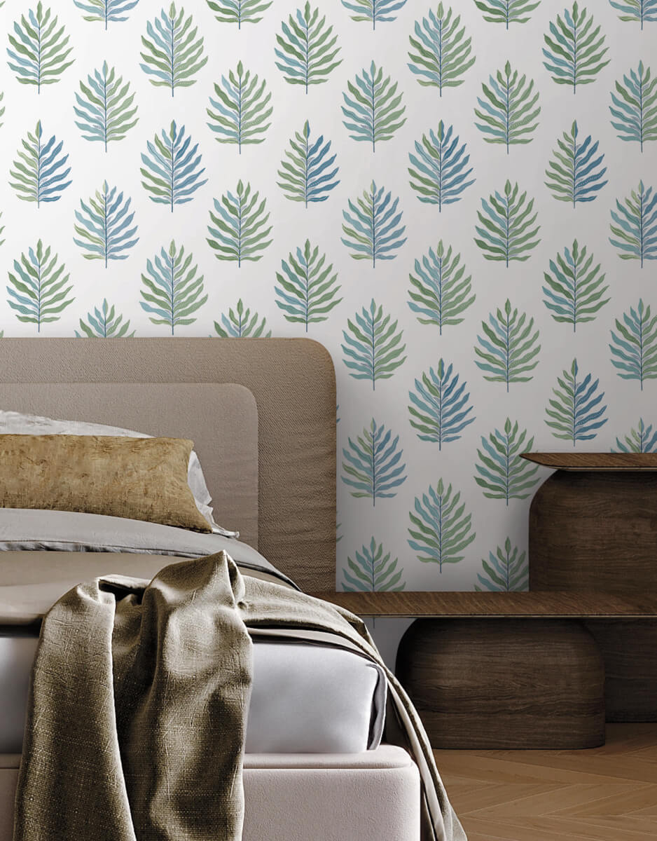 York Montecito Miramar Wallpaper Sample - Lush