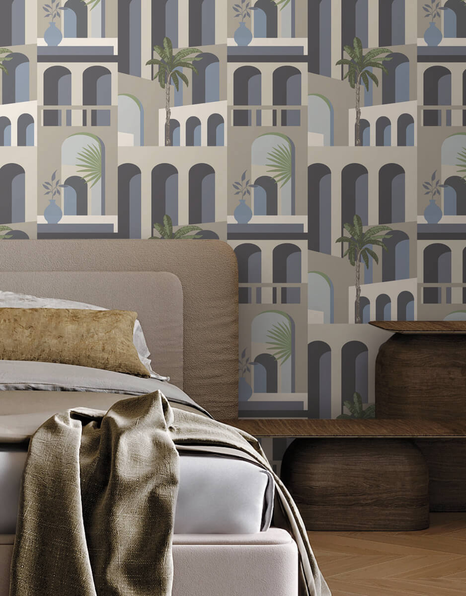 York Montecito Monte Vista Wallpaper - Seaside