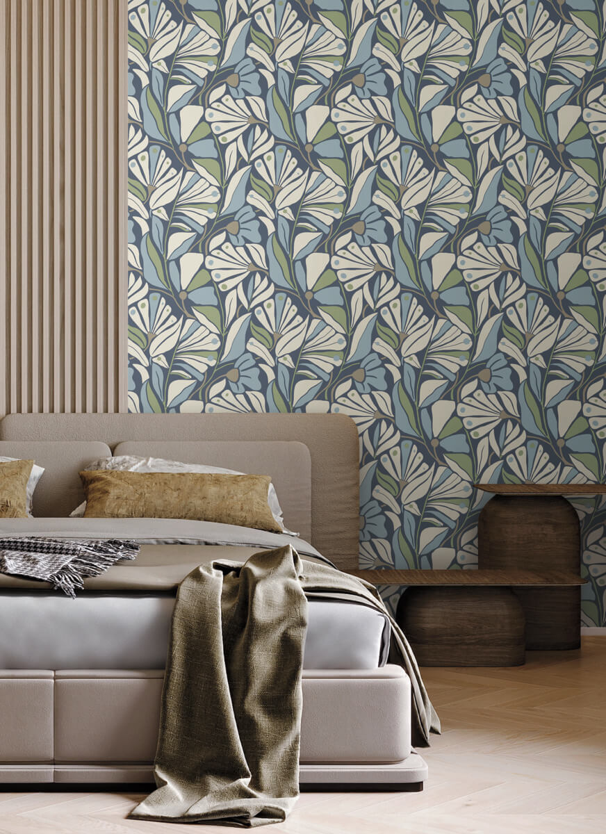 York Montecito Cabana Club Wallpaper Sample - Sea