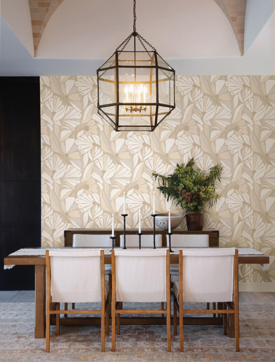 York Montecito Cabana Club Wallpaper - Fog