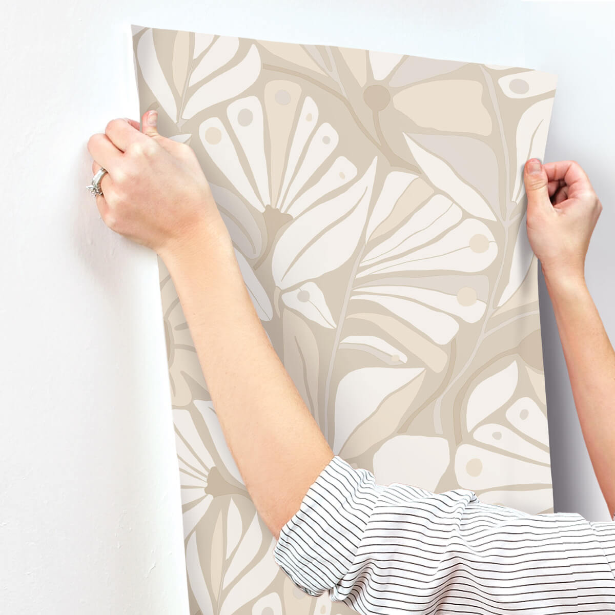 York Montecito Cabana Club Wallpaper - Fog