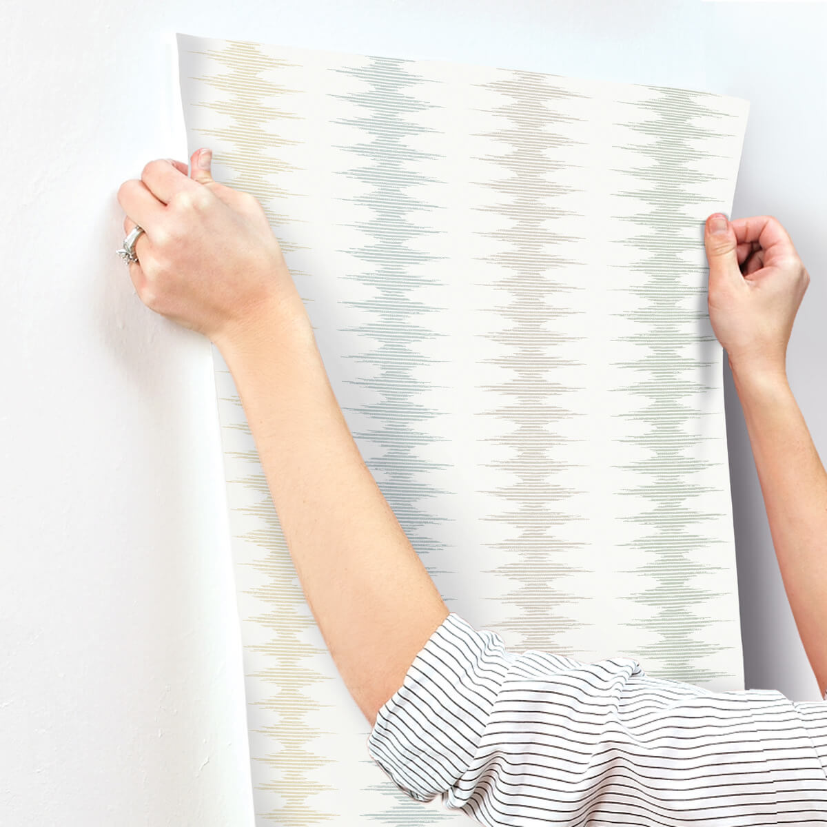York Montecito Woven Desert Wallpaper Sample - Coastal
