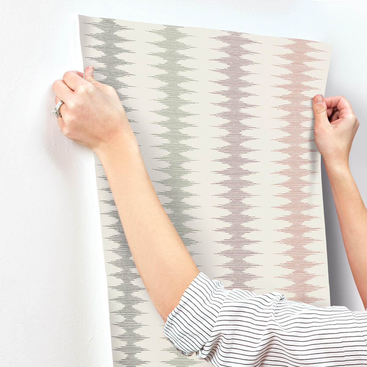 York Montecito Woven Desert Wallpaper - Desert Rose
