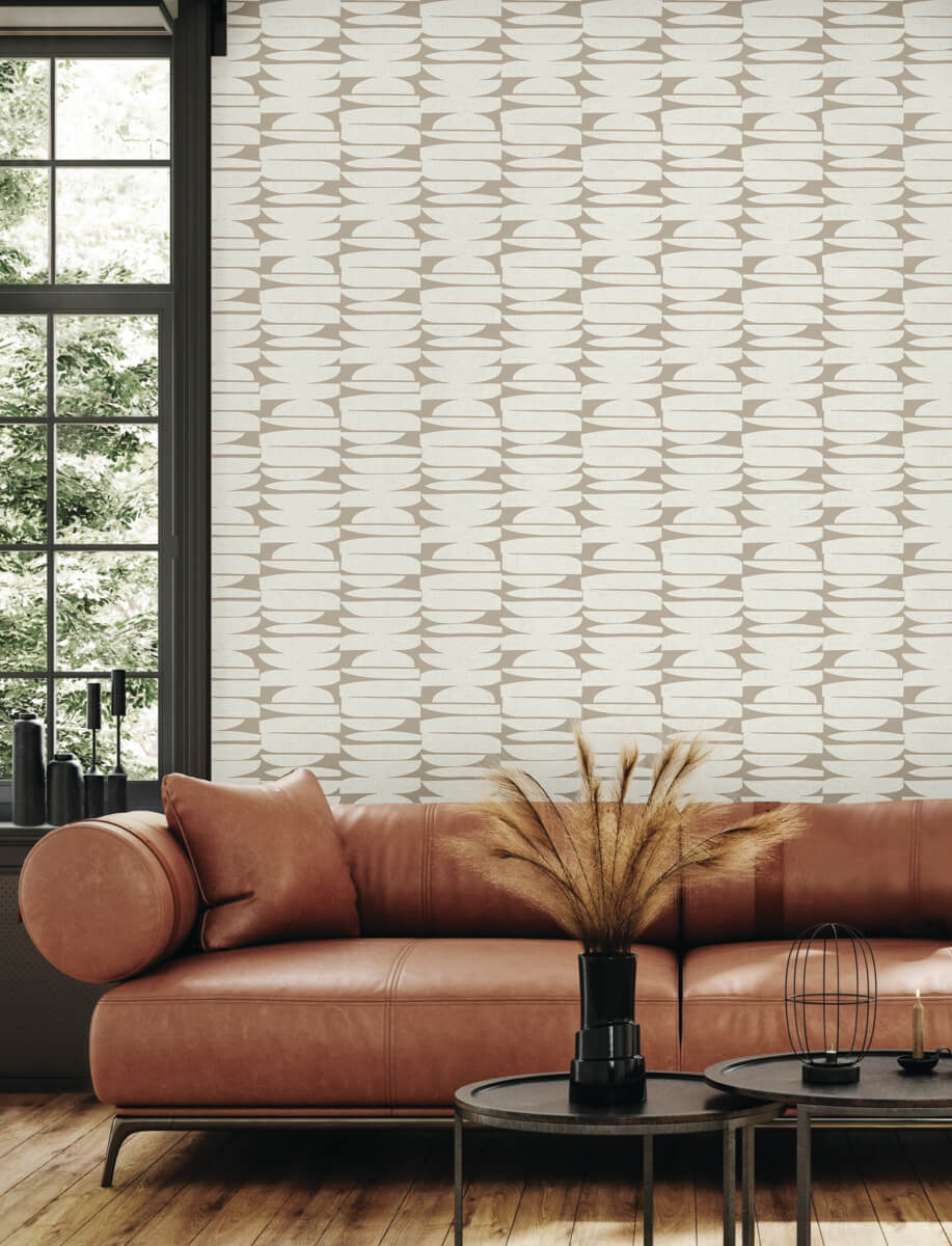 York Montecito Lovely Libra Wallpaper - Dune