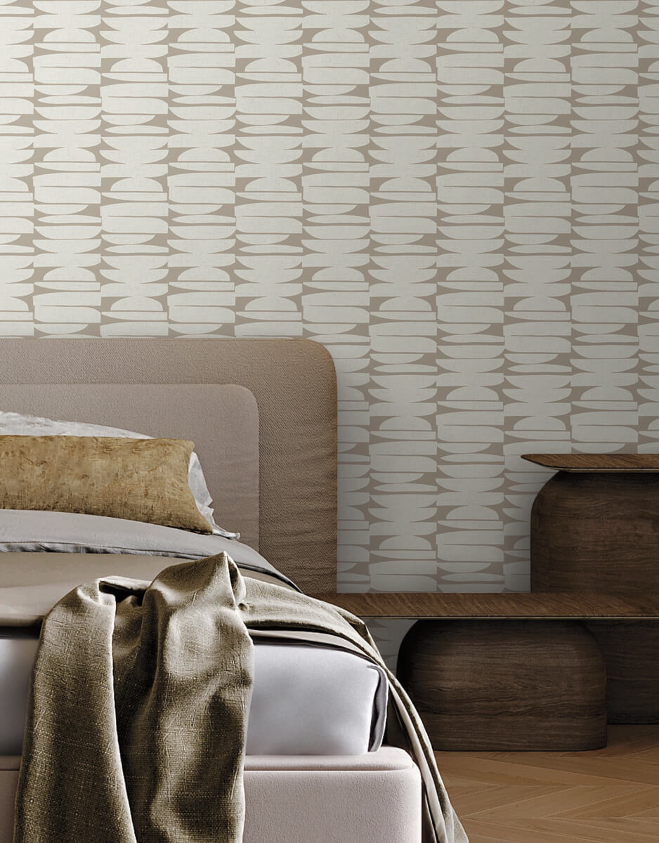 York Montecito Lovely Libra Wallpaper - Dune