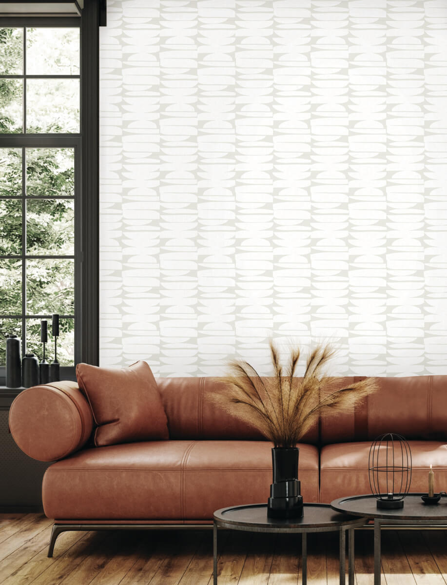 York Montecito Lovely Libra Wallpaper - Salt
