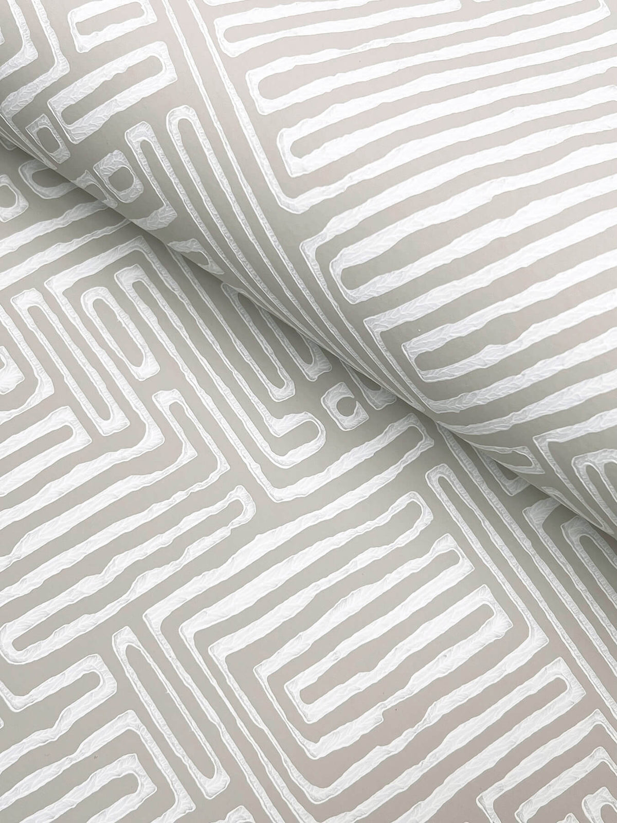 Ronald Redding Astoria Passages Wallpaper Sample - Taupe