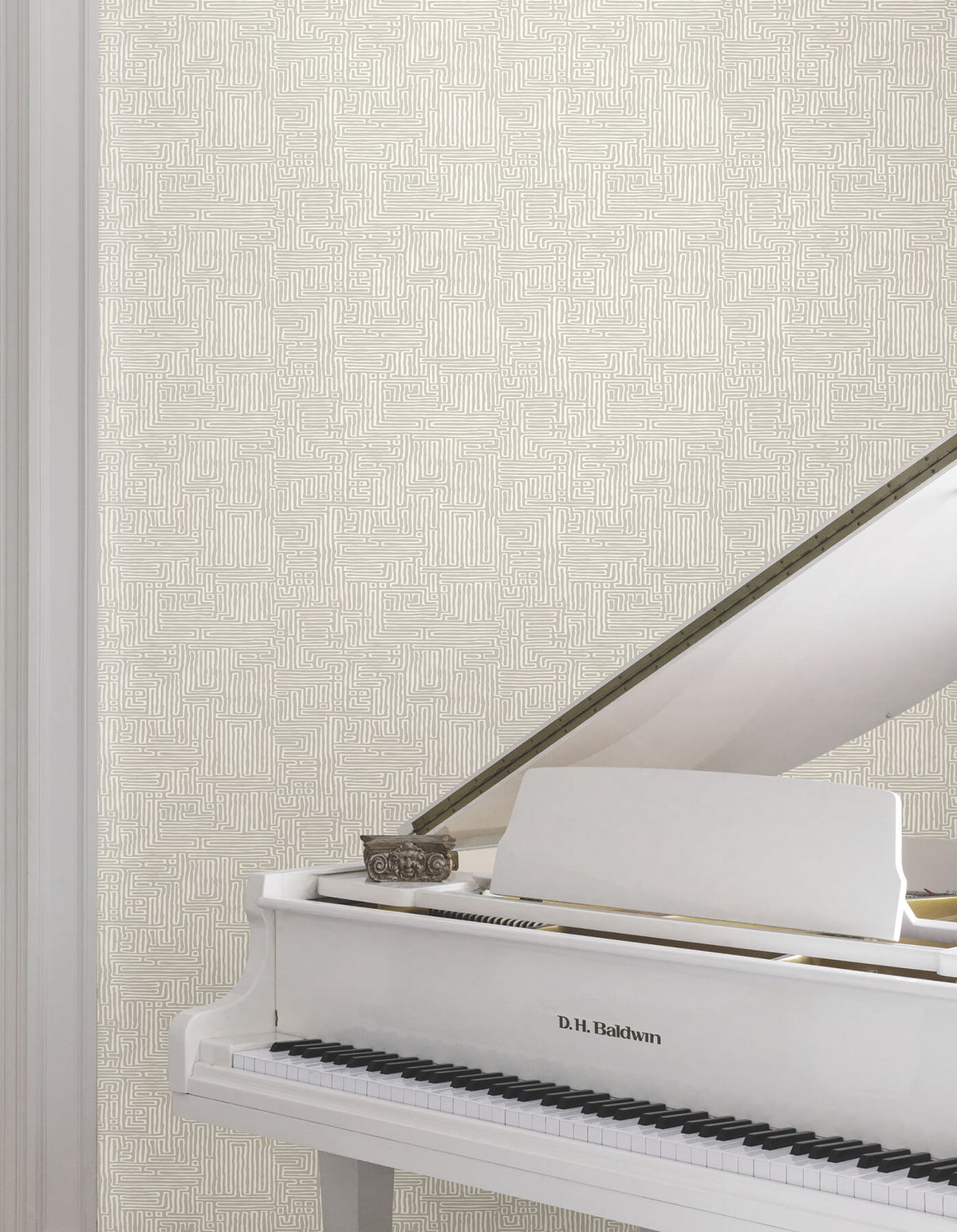 Ronald Redding Astoria Passages Wallpaper Sample - Taupe