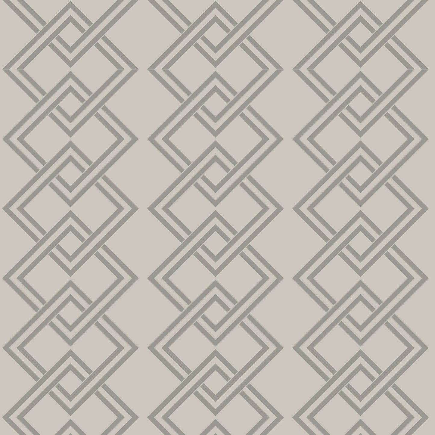 Mitchell Black Mod Block Wallpaper Sample - Walnut