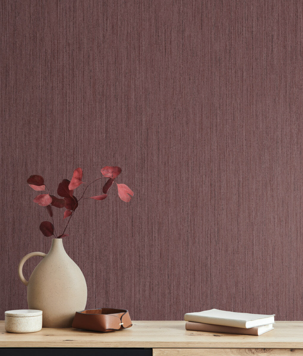 York Natural Digest Smooth as Silk Wallpaper Sample - Red