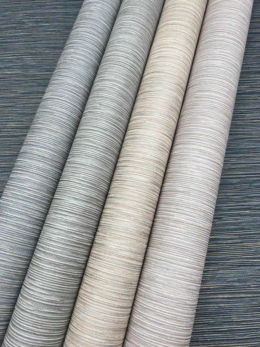York Natural Digest Grass Roots Wallpaper Sample - Blue