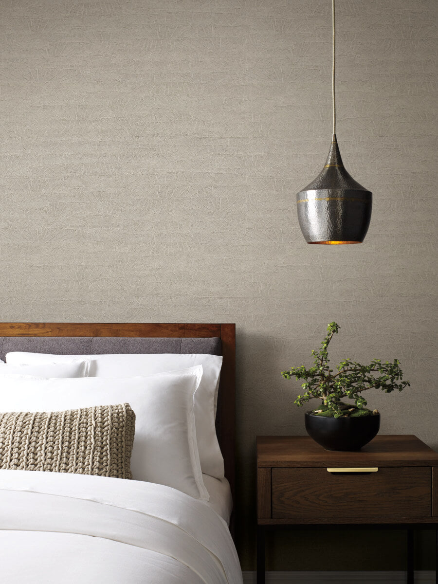 York Natural Digest On Deck Wallpaper Sample - Grey